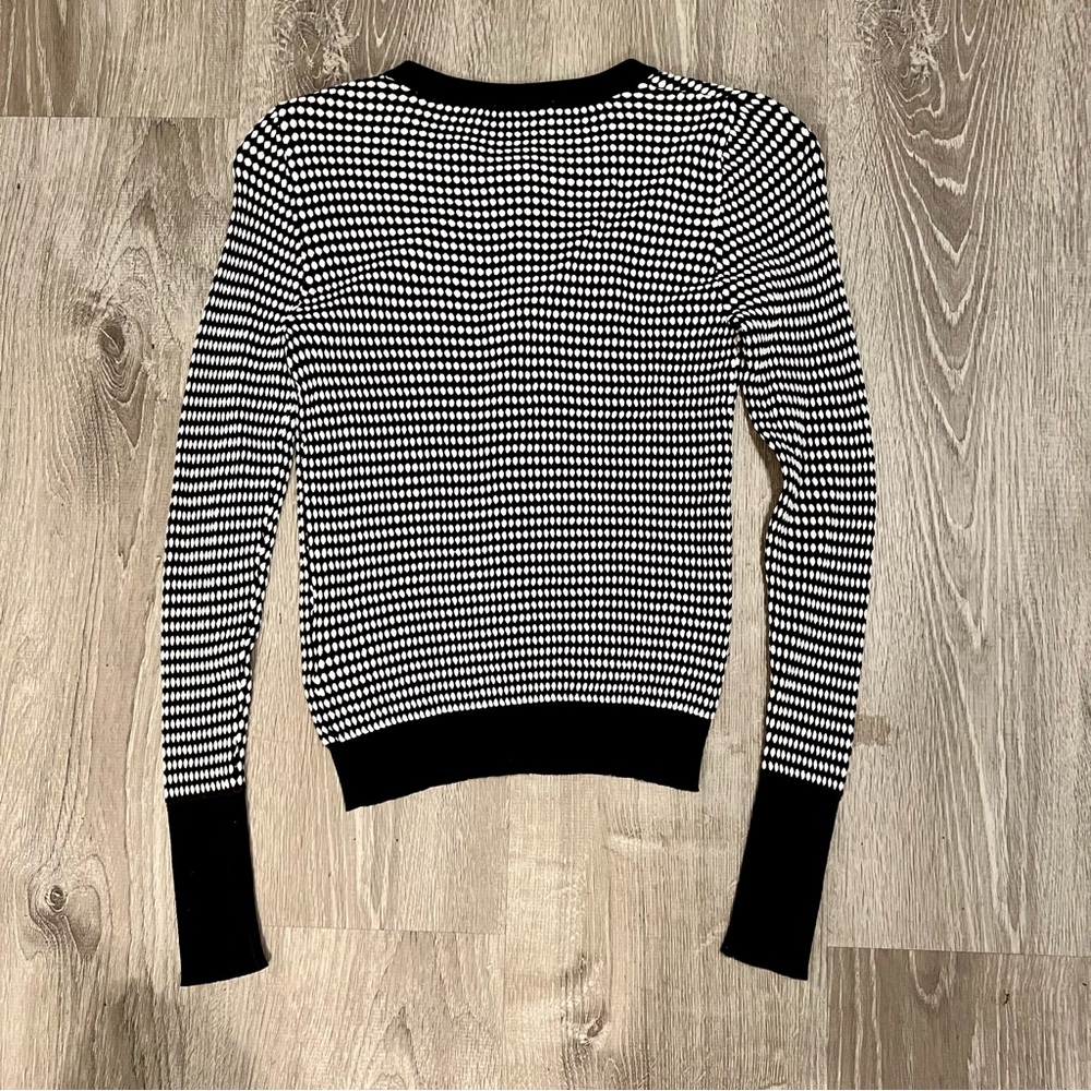 Zara Pattern Knit Cardigan - image 4